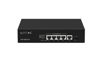 POE-GSH411BT Series: 6-port Gigabit POE Switch, 802.3at/bt, 60W/120W  