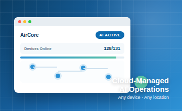 AirCore Management Web site