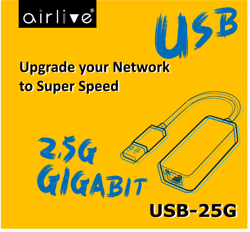 Upgrade with USB-25G