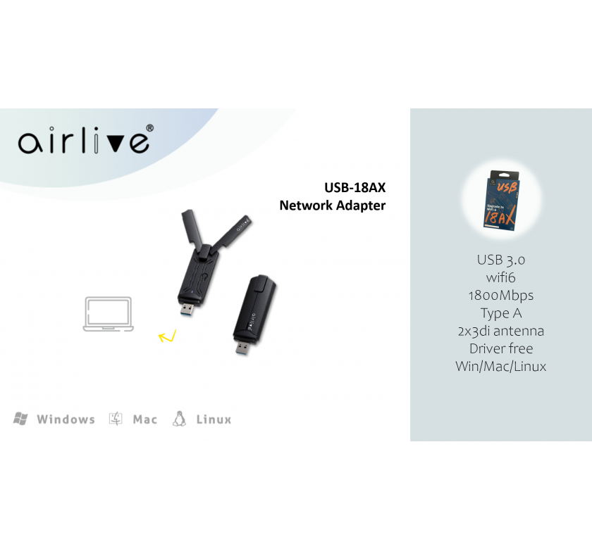 AirLive Banner - USB-18AX