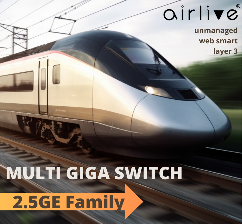 AirLive 2.5G | 10G Multi Giga Switch banner