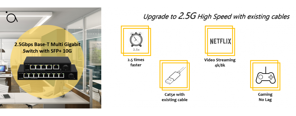 AirLive 2.5G Multi Gigabit Switch Banner