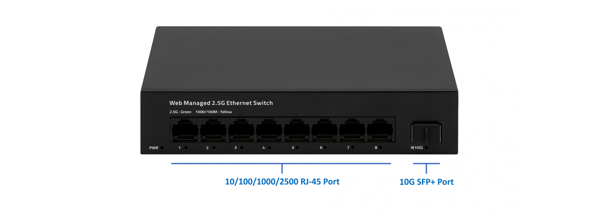 Painless Upgrading your Network Connection to 2.5Gbps & SFP+ 10G Super High speed Web Management Switch.