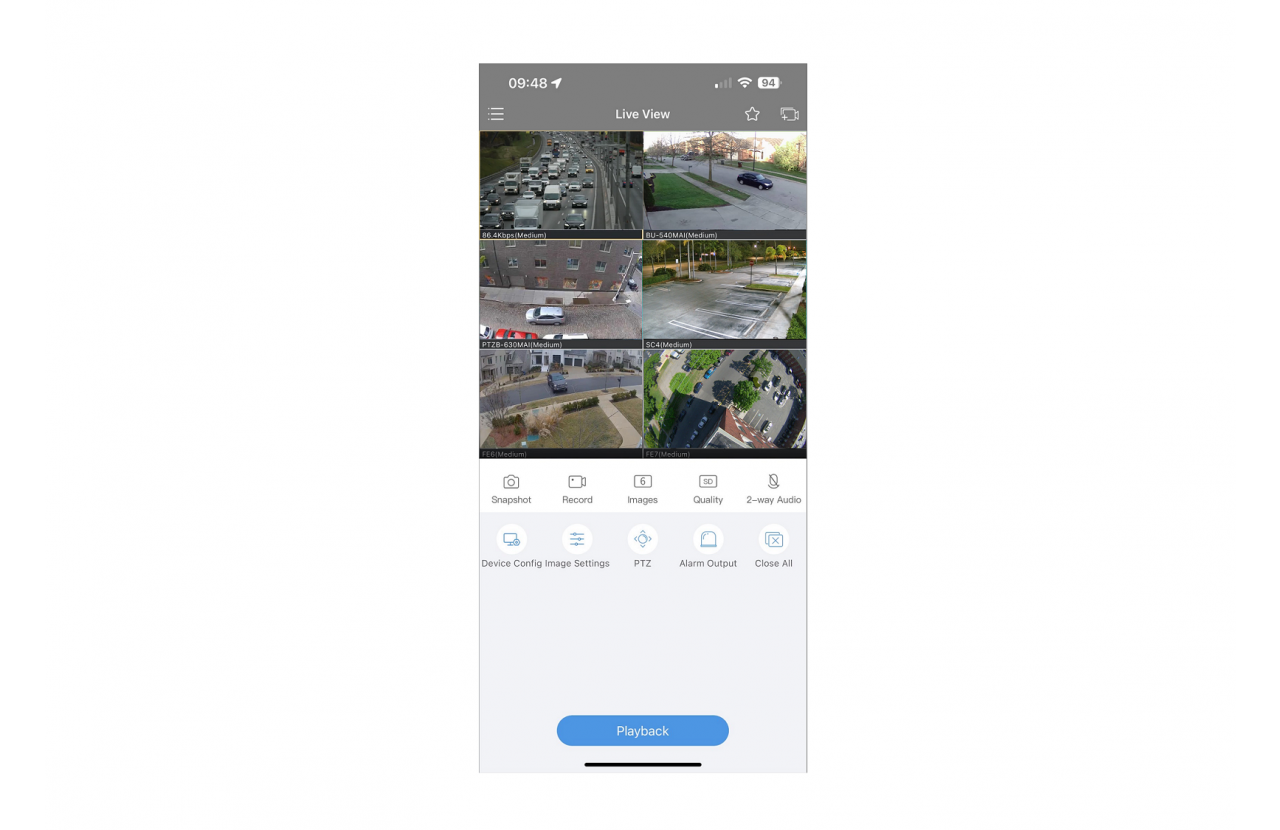 IP Camera Android/IOS App Support Via AirLive ANVR