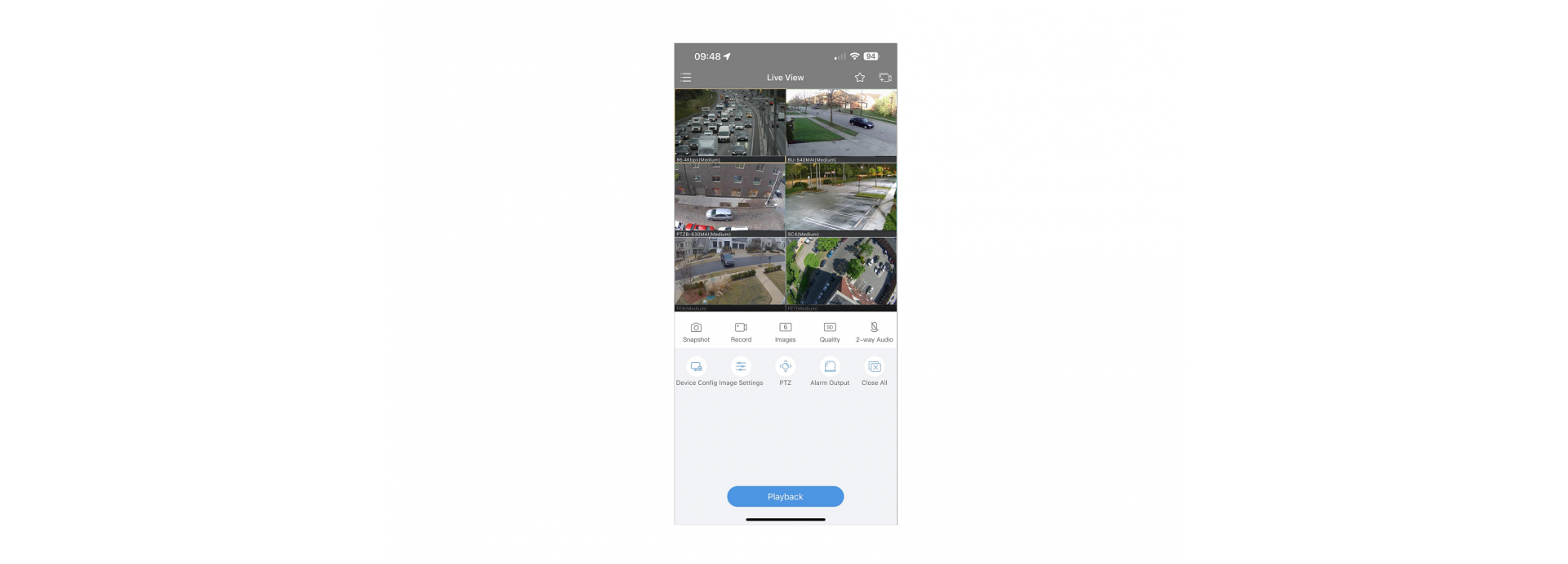 IP Camera Android/IOS App Support Via AirLive ANVR
