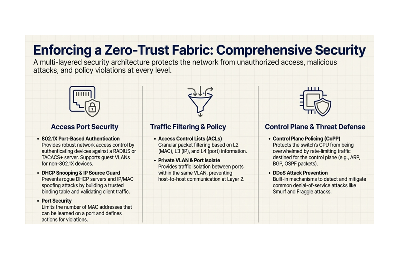 Enforcing a Zero Trust Fabric: Comprehensive Security