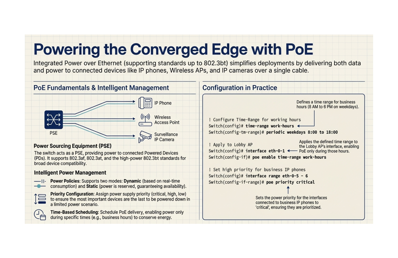 Powering the converged edge with PoE BT