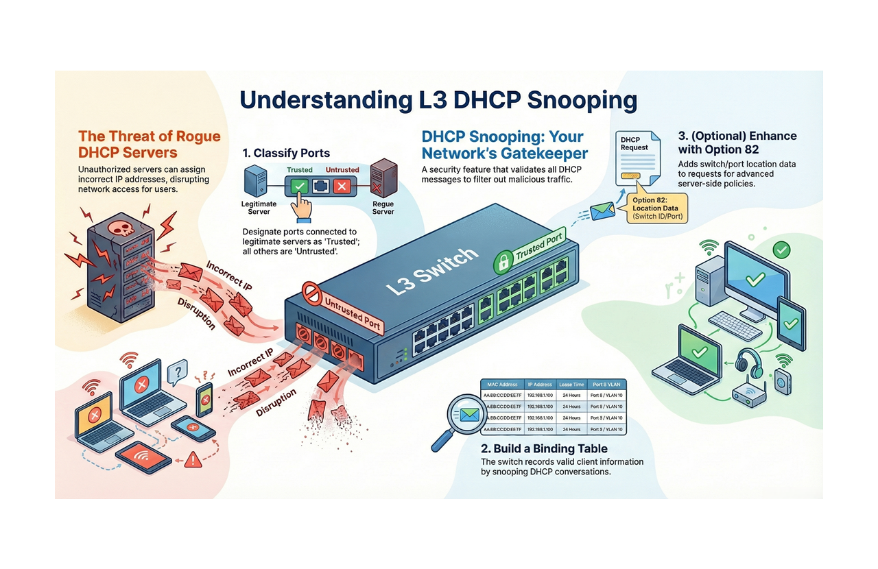 L3 DHCP Snooping Support
