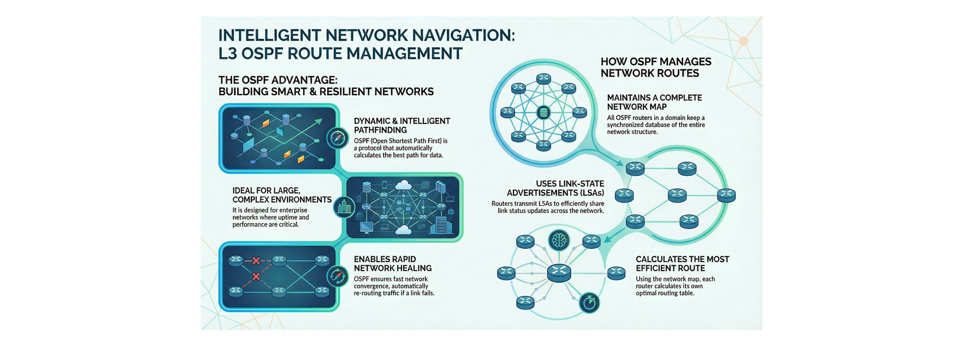 L3 OSPF Routes Management