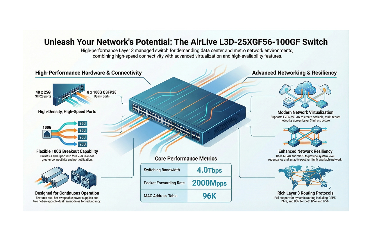 High-Performance Layer 3 Network Switch
