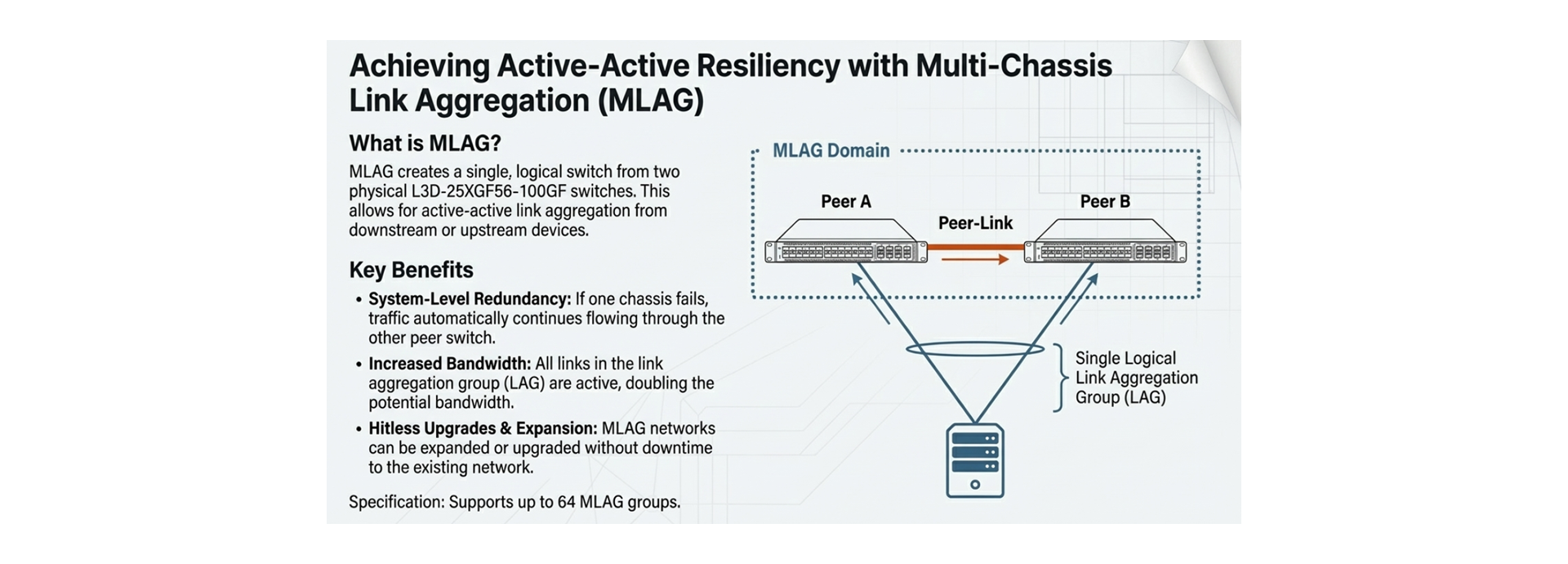 MLAG (Multi-chassis Link Aggregation Group)