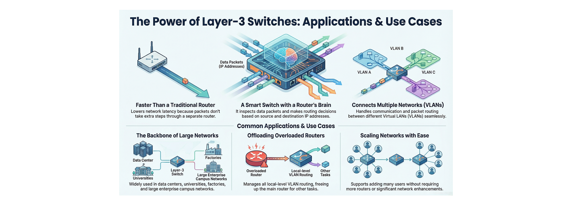 Applications of Layer-3 Switches