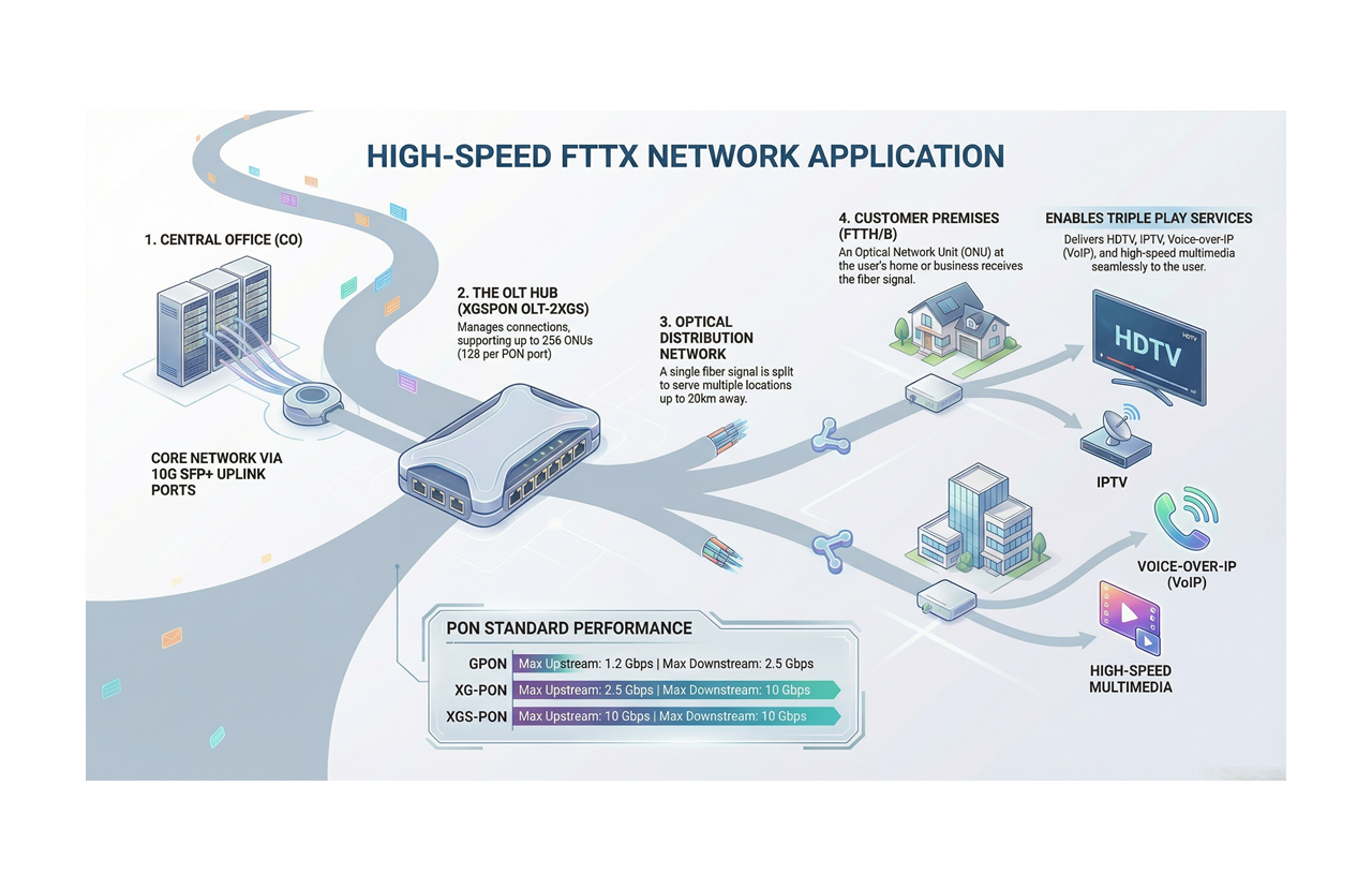 High Speed XGSPON OLT Speed