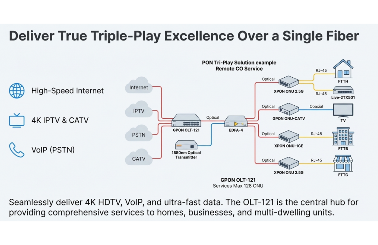 Deliver True Play Excellence Over a single Fiber