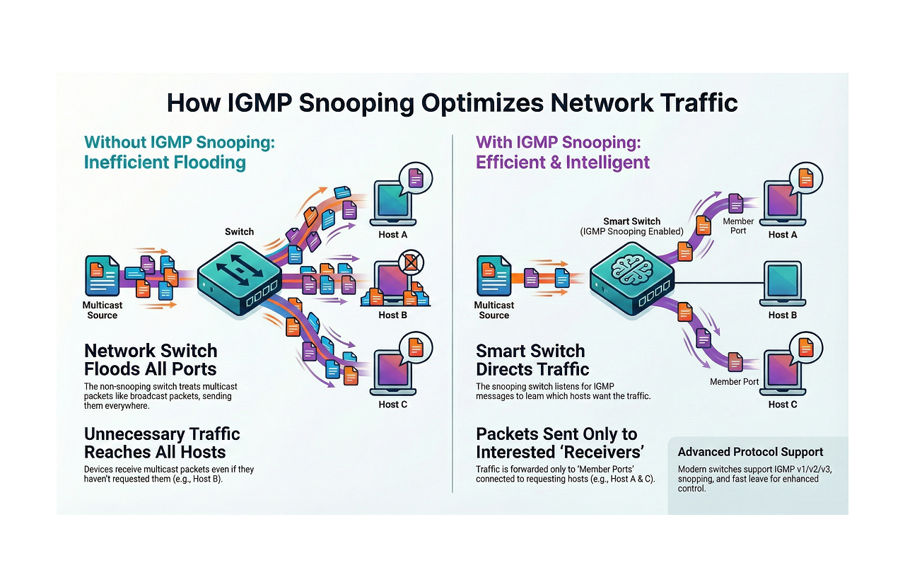 Strong L3 IGMP Snooping Multicast