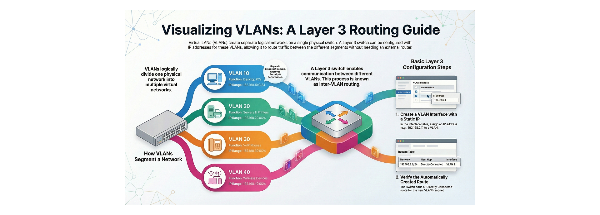 L3 VLAN IP Routing Interface Management