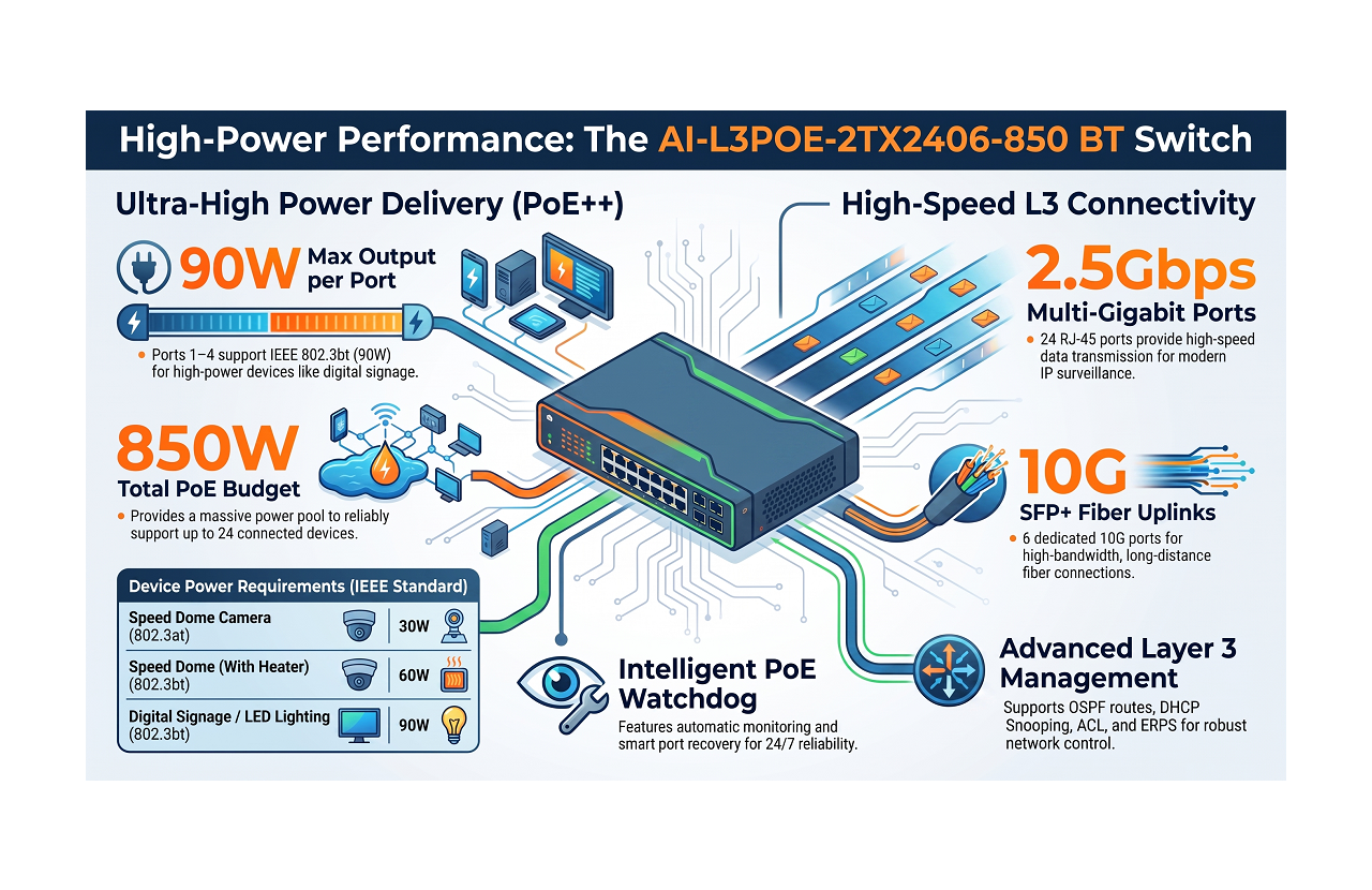 802.3BT High Power PoE