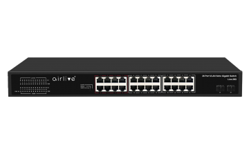 Live-26G: 26-port SOHO Gigabit Switch, VLAN, QoS, Plug and Play