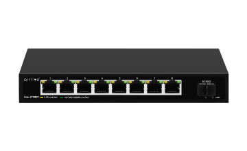 Live-2TX801: 2.5Gbps Base-T Multi Gigabit Switch, plug and play