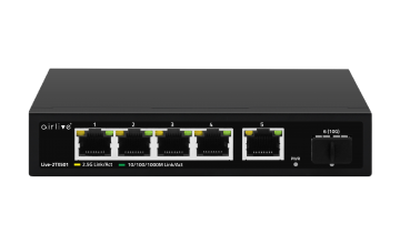 Live-2TX801: 2.5Gbps Base-T Multi Gigabit Switch, plug and