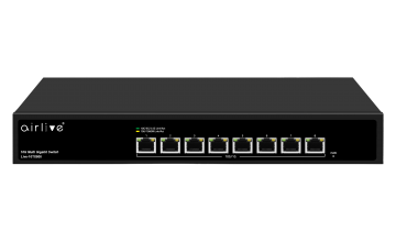 Live-10TX800: 8-port 10Gbps Base-T Multi Gigabit Switch