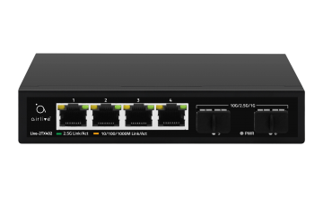 Live-2TX402: 2.5Gbps Base-T Multi Gigabit Switch, Auto-Adaptive