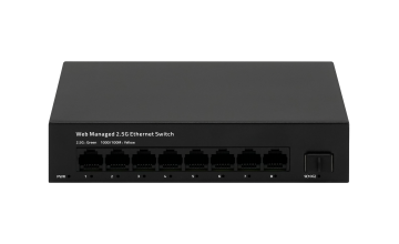 WEB-2TX801: 2.5Gbps Base-T Web Smart Multi Gigabit Switch