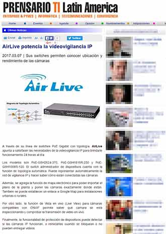 AirLive potencia la videovigilancia IP (news from prensariotila.com 170307)