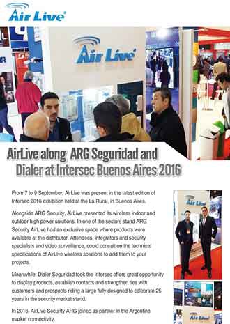 AirLive at Intersec Buenos Aires 2016