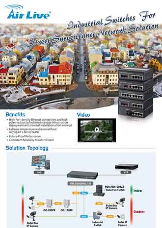 AirLive Industrial switch crossroad