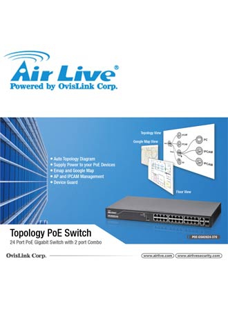 AirLive Topology PoE Switch