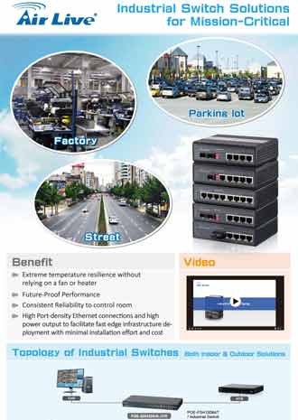 AirLive Industrial Switch Solutions for Mission-Critical