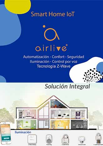 Controle la iluminación de su hogar con AirLive Smart Home IoT