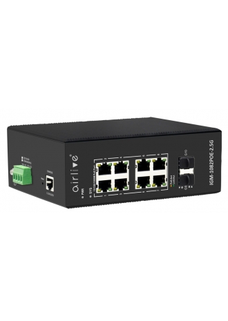 IGM-1082POE-2.5G: Industrial Ring Managed Gigabit PoE+ Switch