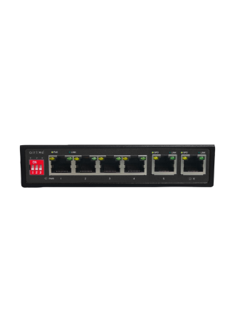 POE-GSH420-60: Plug and Play Gigabit POE+ Switch, VLAN, 60W