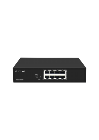 POE-GSH800-120-BT: 8-port Gigabit POE Switch, 802.3at/bt, 120W