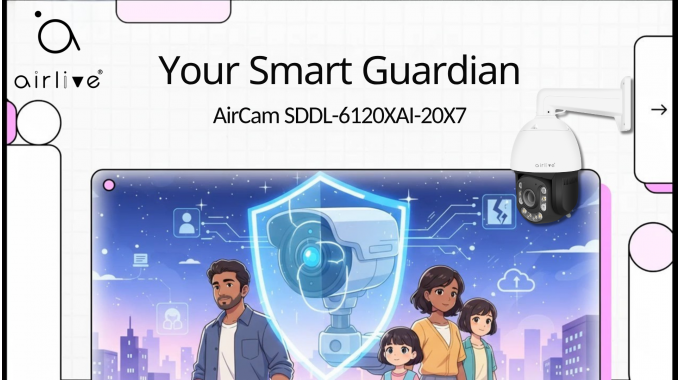 Stop Watching. Start Guarding. 🛡️ Meet the AirCam SDDL-6120XAI-20X7