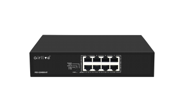 POE-GSH800-120-BT: 8-port Gigabit POE Switch, 802.3at/bt, 120W