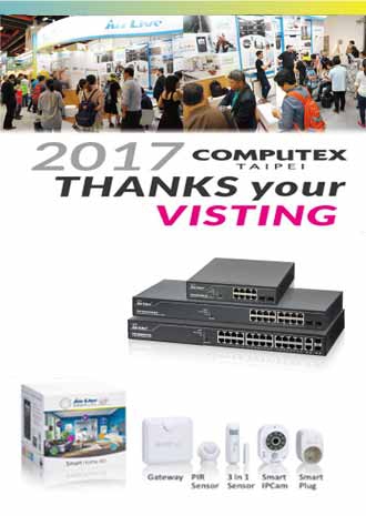 AirLive ICT applications solution showcased on Taipei Computex 2017