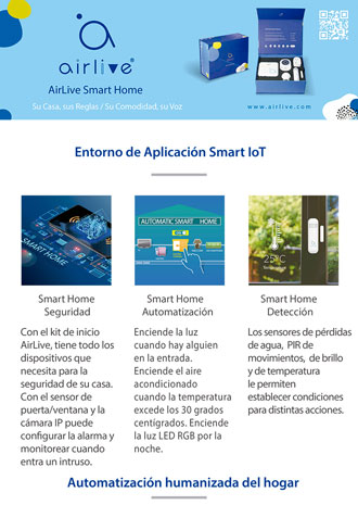 AirLive Smart Home IoT Conozca el entorno de aplicaciones IoT