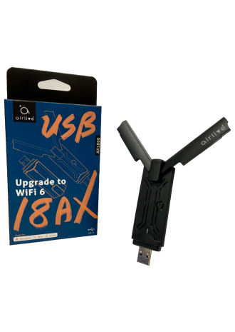 USB-18AX: Wi-Fi 6 AX 1800Mbps USB3.0 Wireless Ethernet Adapter