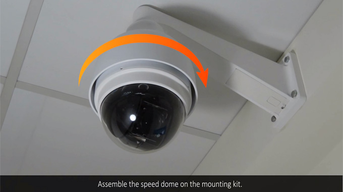 SD-3030 Speed Dome Camera Hardware Installations